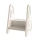 Drabinka dziecięca 2w1 stołek ze stopniem inSPORTline Goralcino - Biały - Biały