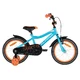 Rower dziecięcy ALPINA Starter 16" - Żółty - Niebiesko-pomarańczowy