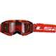 Motocross Goggles LS2 Aura Black Red Clear Lens