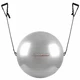 65cm Gymnastic Ball with Grips - Grey