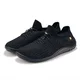 Men’s Barefoot Merino Shoes Brubeck - light blue/grey - Black/Black