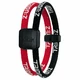 Mágneses karkötő TRION:Z Dual - fekete-fehér - fekete-piros