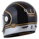 Motorcycle Helmet Cassida Fibre Jawa Sport Black/Silver/Gold
