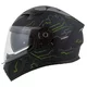 Motorcycle Helmet Cassida Integral 3.0 Hack Vision Matte Black/Green