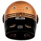 Cassida Fiber Super Hooligan Motorradhelm Schwarz/Metallic Kupfer/Grau