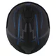 Motorcycle Helmet Cassida Integral GT 2.1 Flash Matte Black/Metallic Blue/Dark Gray