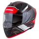 Motorcycle Helmet Cassida Aero Drome Black Pearl/Red/White/Gray