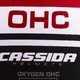Motorradhelm Cassida Oxygen Jawa OHC 2023 rot matt/schwarz/weiß