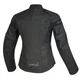 Women’s Leather Motorcycle Jacket Spark Virginia - Black