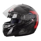 LS2 Delta Motorcycle Helmet - Gloss Black