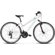 Women’s Cross Bike Kross Evado 1.0 28” – 2021 - White-Turquoise