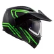 Flip-Up Motorcycle Helmet LS2 FF324 Metro EVO Firefly Glow GR