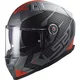 Motorcycle Helmet LS2 FF811 Vector II Splitter Matte Titanium Red