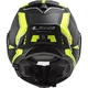 LS2 FF900 Valiant II Revo P/J Klapphelm - Matt Black H-V Yellow