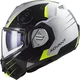 Flip-Up Motorcycle Helmet LS2 FF906 Advant Codex White Black P/J