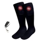 Heated Knee Socks Glovii GQ2 - Black - Black