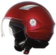 WORKER V518 Motorcycle Helmet - Burgundy