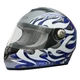 JuniorMotorcycle Helmet WORKER V105 - Blue-Gray