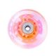 Light Up Inline Skate Wheel PU 72*24mm with ABEC 5 Bearings - Orange
