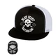 Czapka z daszkiem BLACK HEART Bastard Skull Trucker - Biały