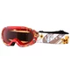 Junior ski goggle  WORKER Doyle with graphics - Black Graphics - Red and Graphics