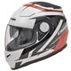 Motorcycle Helmet Cassida Evo - Black-White-Red