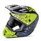 Motocross Helmet Fly Racing Kinetic Crux - Hi-Viz/Grey/Black