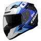 Motorcycle Helmet Cassida Integral 2.0 Perimetric - Fluo Yellow/Black/White/Grey - Blue/Dark Blue/Black/White