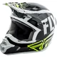 Motocross Helmet Fly Racing Kinetic Burnich - Black-White