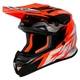 Motocross Helmet Cassida Cross Cup Two - Red/White/Black - Fluo Orange/White/Black/Grey