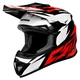 Motocross Helmet Cassida Cross Cup Two - Fluo Yellow/Black/Grey - Red/White/Black