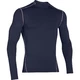 Men’s Compression T-Shirt Under Amour ColdGear Mock - Midnight Navy