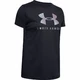 Women’s T-Shirt Under Armour Graphic Sportstyle Classic Crew - Rush Red - Black-Chrome