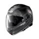 Moto helma Nolan N100-5 Plus Distinctive N-Com P/J - Metal White - Flat Black