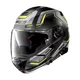 Motorcycle Helmet Nolan N100-5 Upwind N-Com P/J - Flat Black-Yellow