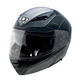 Motorcycle Helmet Yohe 950-16 - Black Grey - Black Grey