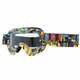 Moto cross szemüveg W-TEC Benford grafikával - színes grafika