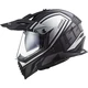 Motorcycle Helmet LS2 MX436 Pioneer Evo - Router Matt Black H-V Yellow