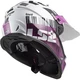 Motorcycle Helmet LS2 MX437 Fast Evo XCode - Gloss White Violet