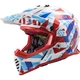 Junior Motorcycle Helmet LS2 MX437J Fast Evo Mini Funky - Funky Red White