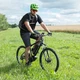 Rękawice kolarskie na rower W-TEC Bravoj - Zielono-czarny