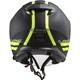 LS2 OF521 Infinity Hyper Offender Helm - Matt Titanium H-V Gelb