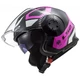 Motorcycle Helmet LS2 OF570 Verso Marker - Matt Black Violet