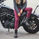 Women’s Motorcycle Leggings Oxford Super 2.0 Bordeaux