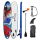 Paddle Board w/ Accessories Spartan SUP 10’6” Blue-Red-White