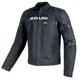 SPARK Dark Herren Leder-Motorradjacke - schwarz