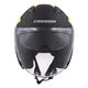 Motorcycle Helmet Cassida Jet Tech Corso - Black Matte/Grey
