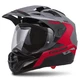 Cassida Tour 1.1 Spectre Motorradhelm - XXL (63-64) - grau/rot/schwarz