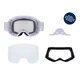 Motokrosové okuliare RedBull Spect Strive Panovision, biele matné, plexi číre