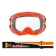 Motokrosové brýle RedBull Spect Strive, oranžové matné, plexi čiré